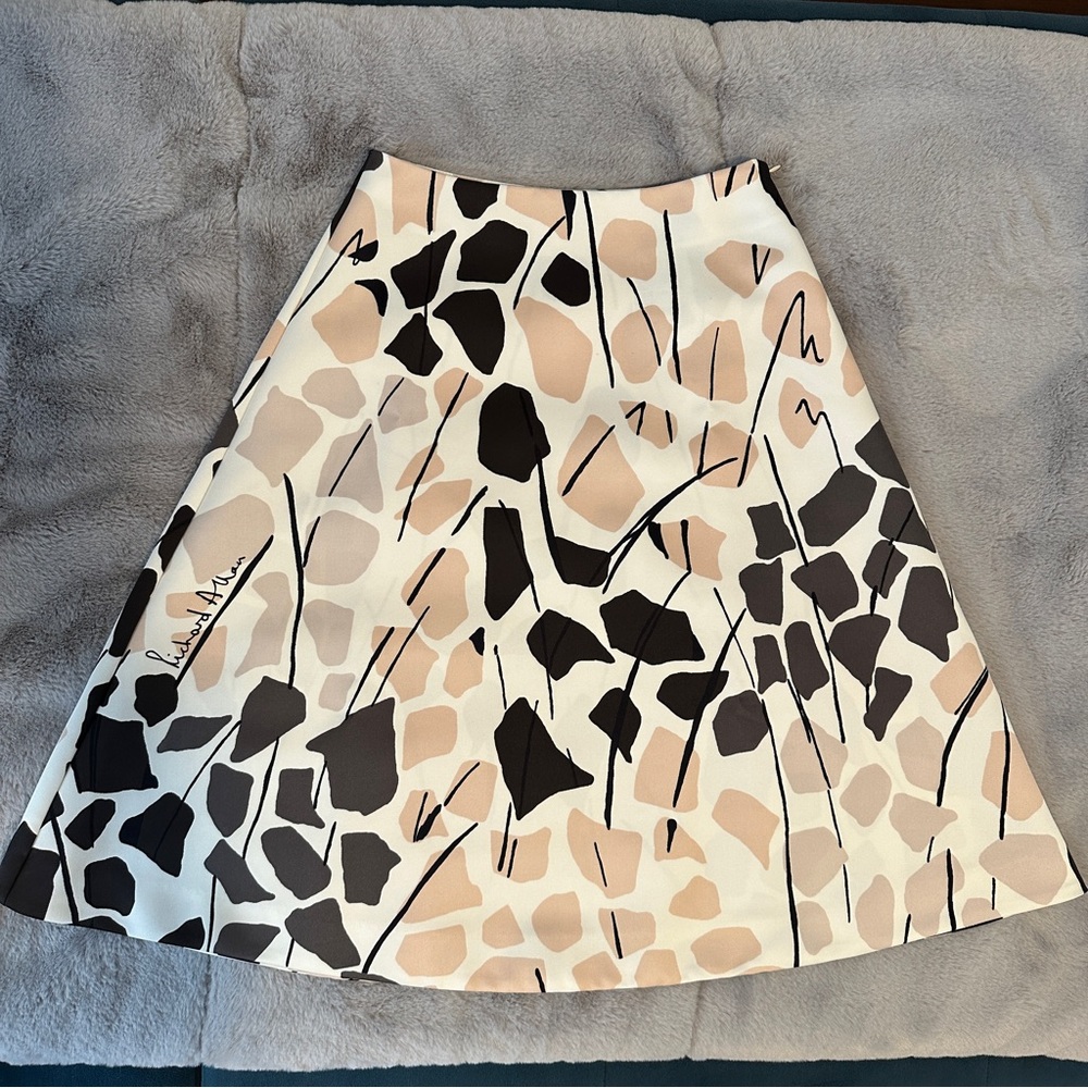 H&M Richard Allan A-Line Skirt Knee-Length Size 2